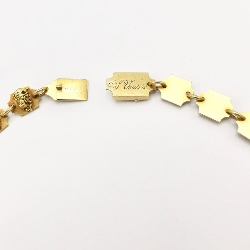 Rare Gold Rush Era 24K & 22K Gold Nugget Necklace Necklace Kirsten's Corner Jewelry 