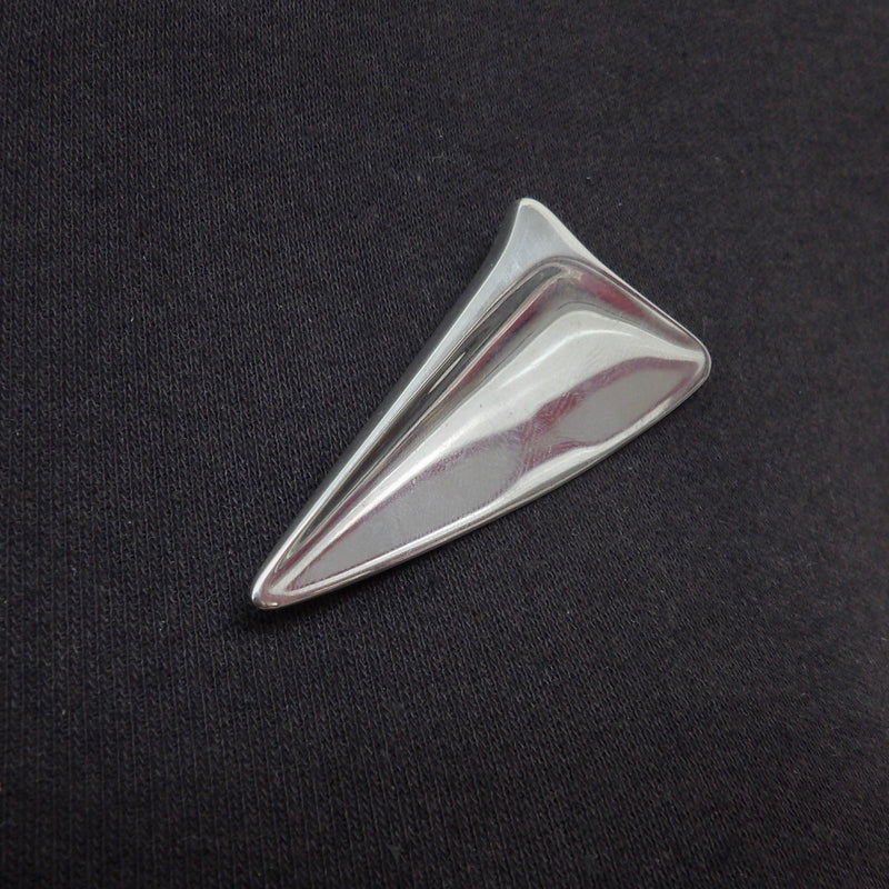 Vintage Georg Jensen Sterling Silver Triangular Brooch, Pattern No. 327 Brooches, Pins Kirsten's Corner Jewelry 