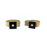 Victorian 12K Gold Onyx and Pearl Wedding Bracelets bracelets Kirsten's Corner Jewelry 