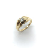 14K Victorian Old Mine Cut Diamond Ring Ring Kirsten's Corner Jewelry 