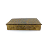 Tiffany Bronze and Gold Dore Zodiac Desk Box, circa 1900-1910 Box Kirsten's Corner Jewelry 