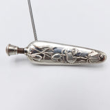 Sterling Silver Art Nouveau Perfume Bottle Pendant Pendant, Charm Kirsten's Corner Jewelry 