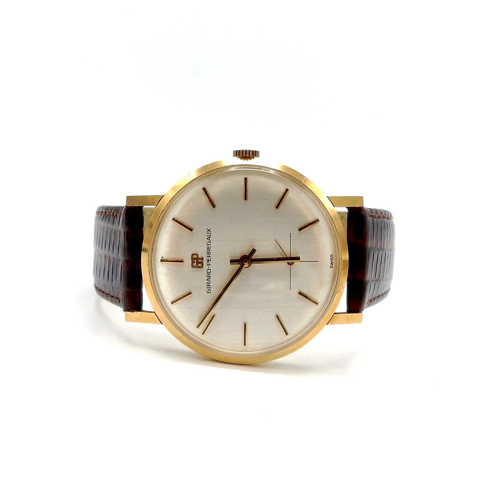 Girard perregaux 18k gold watch vintage best sale