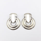 Silver Statement Earrings by Carlotta Bijoux Earrings Kirsten's Corner Jewelry 