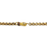 Georgian Pinchbeck Muff Chain with Hand Clasp Chain Kirsten's Corner Jewelry 