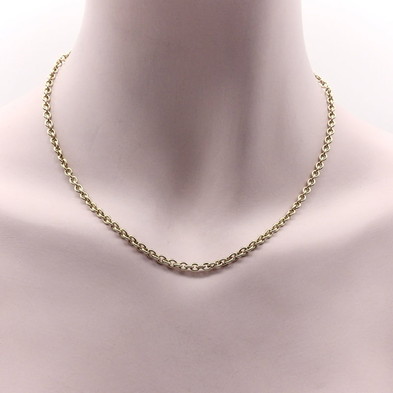 Vintage 18K Gold Italian Belcher Link Chain Kirsten's Corner 