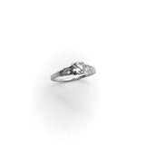 Art Deco Platinum Five Stone Diamond Ring Ring Kirsten's Corner 