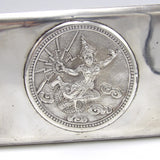 Thai Sterling Silver Case with Mekhala, Goddess of Lightning Case Kirsten's Corner Jewelry 