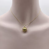 Etruscan Revival 14K Gold Orb with Cannetille Work Pendant, Charm Kirsten's Corner 