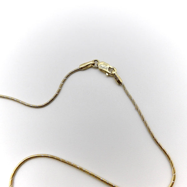 Vintage 18K Gold Snake Chain by Tecnigold Chain Kirsten's Corner 