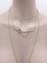 Victorian Jabot Pin Sword Necklace with Seed Pearls & Diamond Necklaces, Pendants Kirsten's Corner 