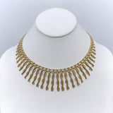 14K Gold Vintage Cleopatra Fringe Necklace Necklace Kirsten's Corner Jewelry 