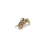 14K Good Vintage Taurus Bull Pendant / Charm Pendant, Charm Kirsten's Corner Jewelry 