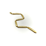 18K Gold Italian Bar Link Bracelet Bracelet Kirsten's Corner 
