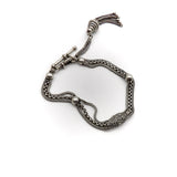 Sterling Silver Victorian Albertina Watch Fob Chain and Bracelet Chain Kirsten's Corner 