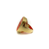 14k Gold Carnelian Intaglio Signet Ring Ring Kirsten's Corner 