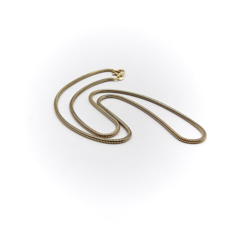 Vintage 14K Gold Italian Snake Chain Chain Kirsten's Corner 