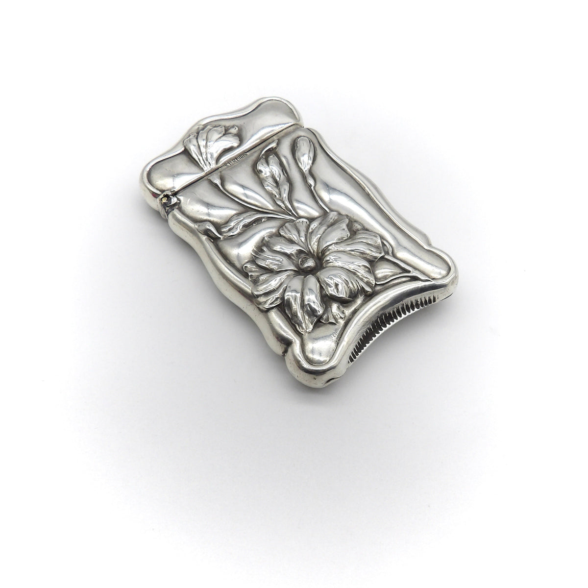 Coulant De Sautoir Art Nouveau 1900 - Argent Massif, Style Jugendstil, Occasion