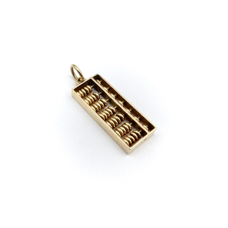 14K Gold Vintage Abacus Charm or Pendant Pendant, Charm Kirsten's Corner 