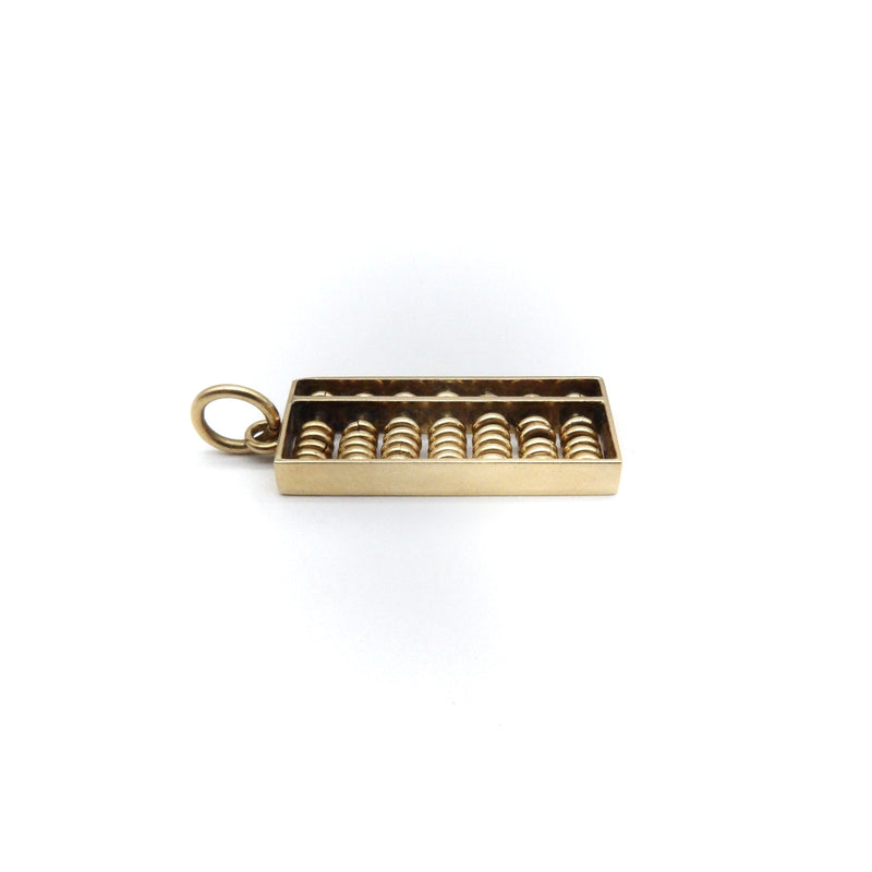 14K Gold Vintage Abacus Charm or Pendant Pendant, Charm Kirsten's Corner 