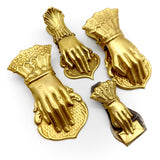 Smaller Victorian Hand Shaped Gilt Paper Clip Objects of Virtue Kirsten's Corner 