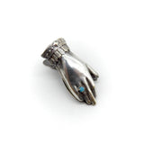 Victorian Hand Shaped Silver Plated Paper Clip Kirsten's Corner 