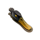 Antique Cold Painted Bronze Duck Note Holder or Paper Clip Objects of Virtue Kirsten's Corner 