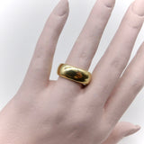 18K Gold Tiffany & Co. Thick Squared Band Ring Kirsten's Corner 