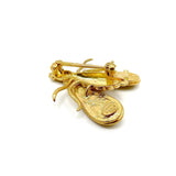 18K Gold & Diamond Chaumet Bee Brooch or Pendant Brooch Kirsten's Corner Jewelry 