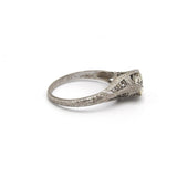 Unique Art-Deco Platinum Diamond Engagement Ring ring Ring 