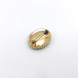 14K Gold Victorian Mourning Brooch with Hair, Faceted Stones and Pearls Brooches, Pins Kirsten's Corner Jewelry 