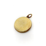 14K Gold Victorian Inspired Signature Running Rabbit Pendant-Charm with Ruby Eye Pendant, Charm Kirsten's Corner Jewelry 