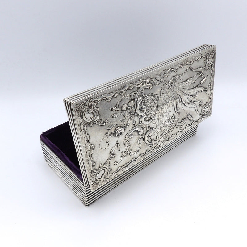 Antique silver 2025 jewlery box