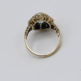 Vintage 9K Yellow and Rose Gold Zircon Ring Ring Kirsten's Corner Jewelry 