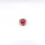 Vintage 10K Gold and Synthetic Ruby Ring Ring Kirsten's Corner Jewelry 