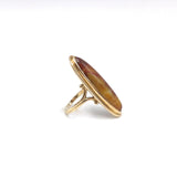 Victorian 18K Gold and Agate Ring, 5.70 CTW ring Kirsten's Corner Jewelry 