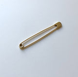 14K Gold Tiffany & Co. Retro Large Safety Pin Brooch