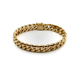 Vintage 14K Gold Chunky Curb Link Bracelet Bracelet Kirsten's Corner 
