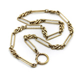 Signature Victorian Inspired 14K Gold Fancy Link Chain Chain Kirsten's Corner 