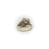 14K Gold Toi et Moi Diamond Ring Ring Kirsten's Corner 