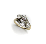 14K Gold Toi et Moi Diamond Ring Ring Kirsten's Corner 