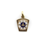 14K Gold Royal Arch Masonic Pendant with Enamel Pendant, Charm Kirsten's Corner 