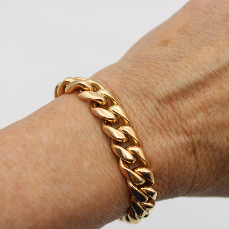 Gourmette Argent maille serrée prénom découpé compris - D'Or et d'Argent Gourmette Argent maille serrée prénom découpé compris - D'Or et d'Argent