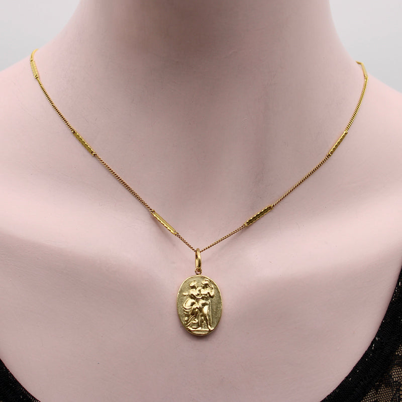 14K Signature Classical Revival Venus Medallion Kirsten's Corner