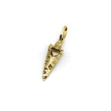 14K Gold Signature Heart in Arrowhead Charm Pendant, Charm Kirsten's Corner 