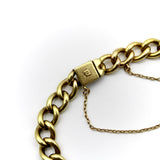 14K Gold Edwardian Graduated Bracelet with Three Stones Bracelet Kirsten's Corner 