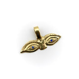 14K Gold Signature Eye Milagro Charm-Pendant Charm Kirsten's Corner Jewelry 
