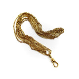 Victorian Gold Fill Long Chain With Dog Clip Chain Kirsten's Corner 