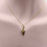 Victorian 14K Gold Autumn Leaf Pendant pendant, Charm Kirsten's Corner 