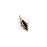 Victorian Amethyst 14K Gold and Silver Pendent Pendant, Charm Kirsten's Corner 